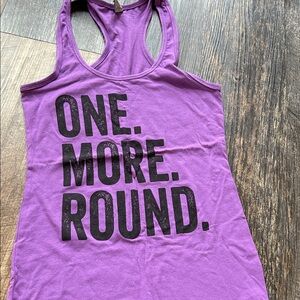 Purple Tank Top One More Round